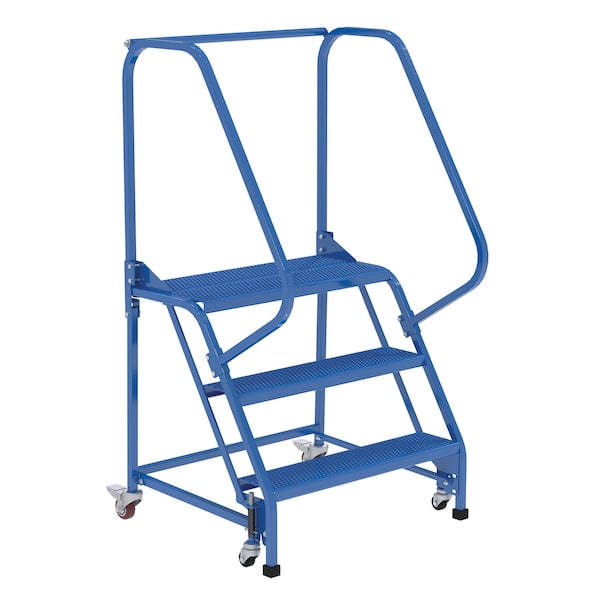 60 H Steel PW Ladder, Perforated, 3 Step, 3 in Steps